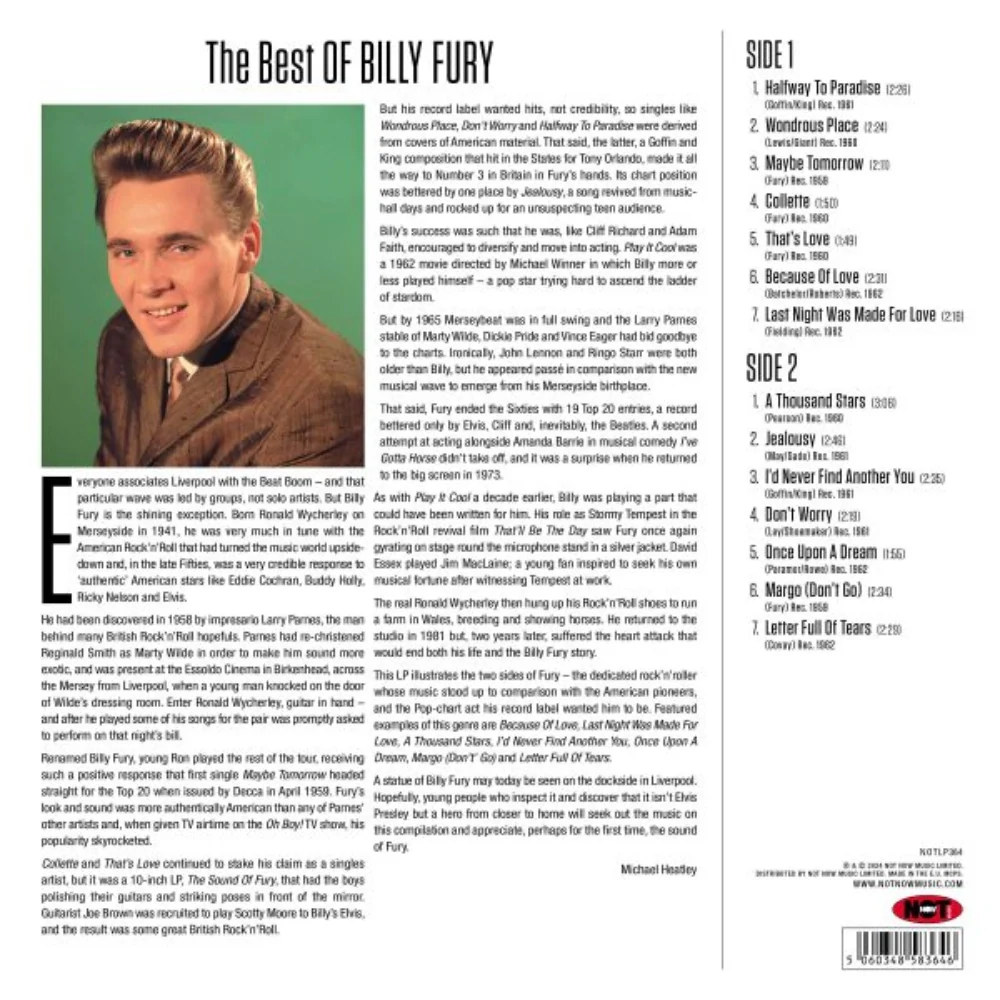 The Best Of Billy Fury - Image 2