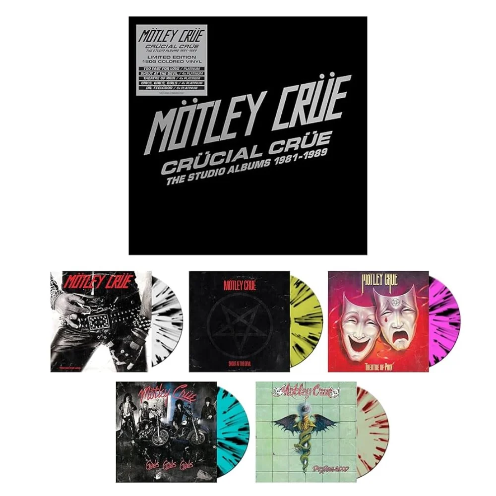 Crücial Crüe - The Studio Albums 1981-1989 (Compilation)