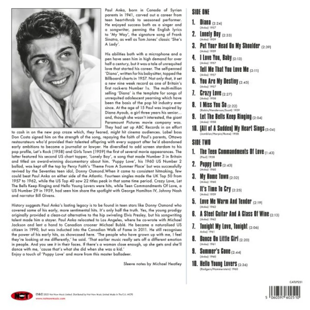 Diana - The Very Best Of Paul Anka - Image 2